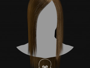Realtime Haircard Vol 4 - No3 3Dモデル