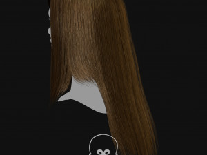 Realtime Haircard Vol 4 - No3 3Dモデル