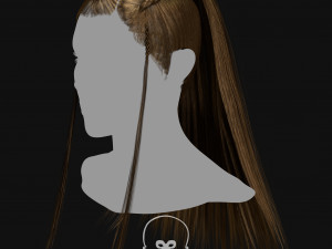 Realtime Haircard Vol 4 - No4 3D 모델