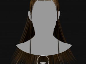 Realtime Haircard Vol 4 - No4 3D 모델