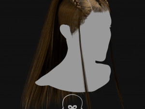 Realtime Haircard Vol 4 - No4 3D 모델
