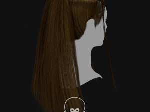 Realtime Haircard Vol 4 - No4 3D 모델