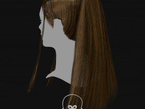 Realtime Haircard Vol 4 - No4 3D 모델