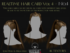 Realtime Haircard Vol 4 - No4 Modelo 3D