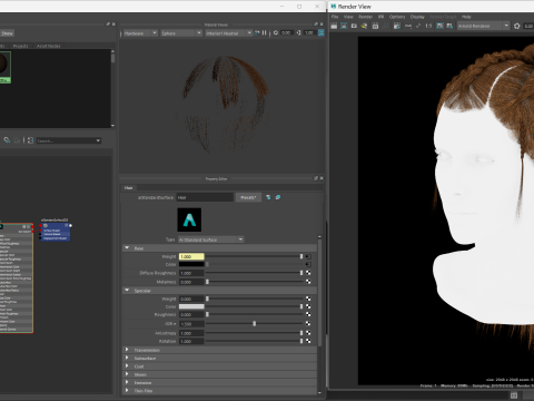 Realtime Haircard No19 Model 3D