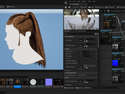 Realtime Haircard No19 Model 3D