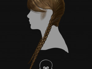Realtime Haircard Vol 4 - No5 3D Model