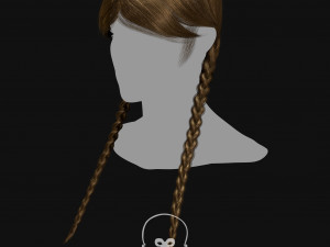 Realtime Haircard Vol 4 - No5 3D Model