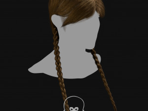 Realtime Haircard Vol 4 - No5 3D Model