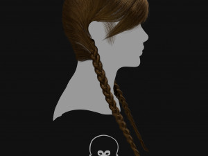 Realtime Haircard Vol 4 - No5 3D Model