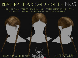 Realtime Haircard Vol 4 - No5 Modelo 3D