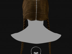 Realtime Haircard Vol 4 - No5 3D Model