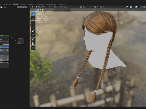 Realtime Haircard No20 Modello 3D