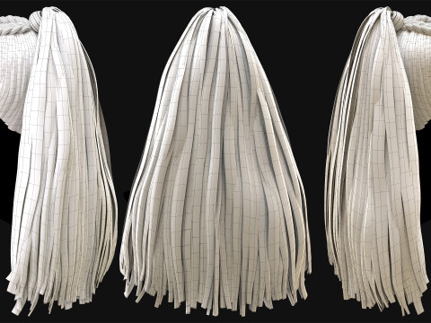 Professional Realtime Haircard Vol 4 3D Model