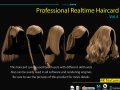 Professional Realtime Haircard Vol 4 3D 模型