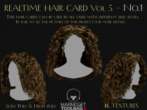 Realtime Haircard Vol 5 - No1 Modelo 3D
