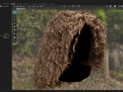 Realtime Haircard No21 3D Model