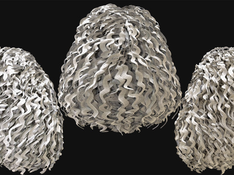 Realtime Haircard No21 Modello 3D