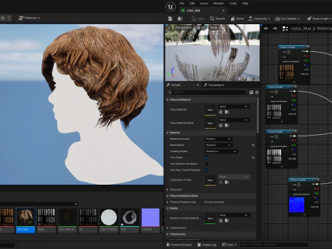 Realtime Haircard No22 3D Model