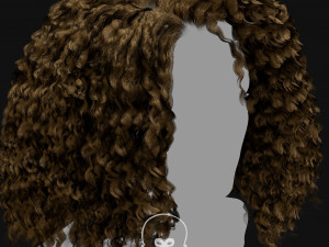 Realtime Haircard Vol 5 - No3 3D Model