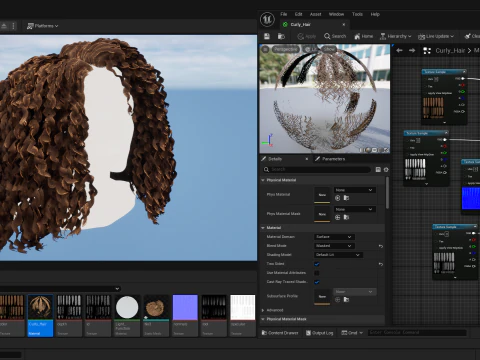 Realtime Haircard No23 3D Model