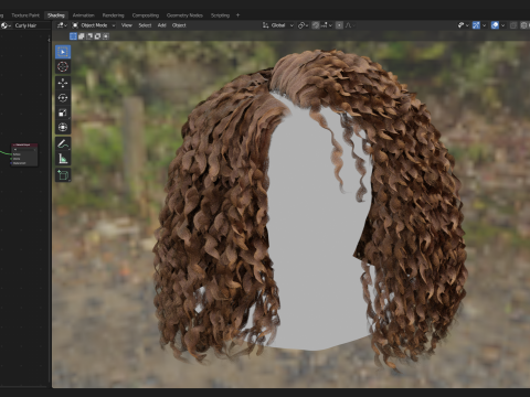 Realtime Haircard No23 Modelo 3D