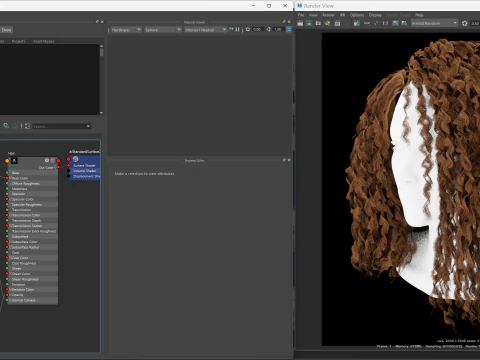 Realtime Haircard No23 3D Model