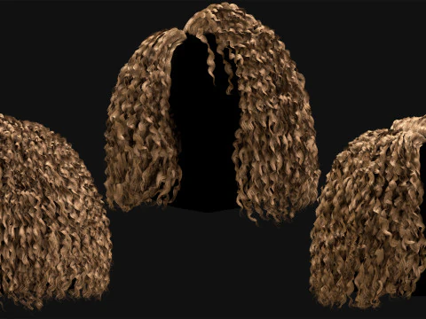 Realtime Haircard No23 3D Model