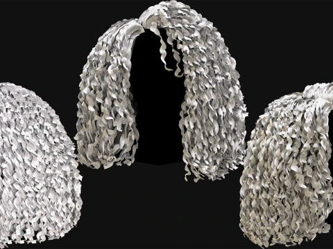 Realtime Haircard No23 3D Model
