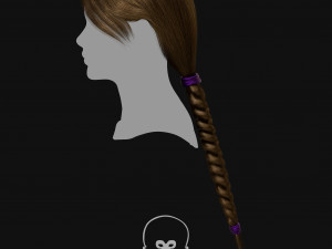 Realtime Haircard Vol 5 - No4 3D Модель