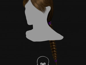 Realtime Haircard Vol 5 - No4 3D Модель