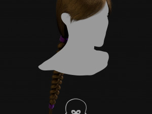 Realtime Haircard Vol 5 - No4 3D Модель