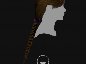 Realtime Haircard Vol 5 - No4 3D Модель