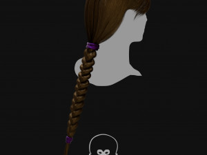 Realtime Haircard Vol 5 - No4 3D Модель