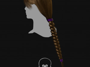Realtime Haircard Vol 5 - No4 3D Модель