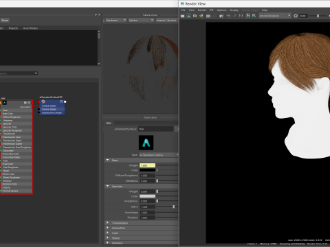 Realtime Haircard No24 Model 3D