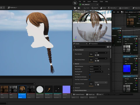 Realtime Haircard No24 3D Model