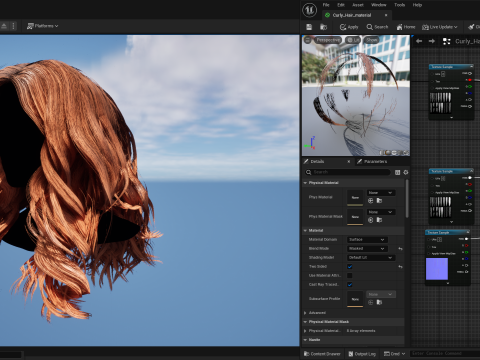 Realtime Haircard No25 3D Model
