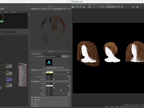 Professional Realtime Haircard Vol 5 3D Model