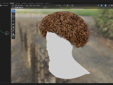 Realtime Haircard No26 3D Модель