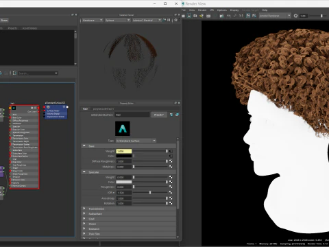 Realtime Haircard No26 3D Model