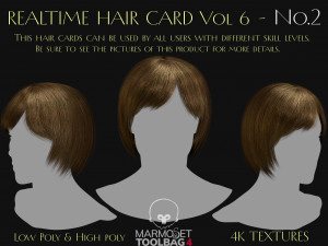 Realtime Haircard Vol 6 - No2 Modelo 3D
