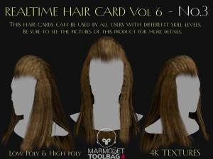 Realtime Haircard Vol 6 - No3 Modelo 3D