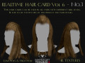 Realtime Haircard Vol 6 - No3 3D Модель