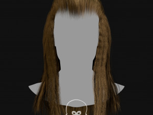 Realtime Haircard Vol 6 - No3 3Dモデル