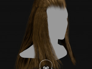 Realtime Haircard Vol 6 - No3 3Dモデル