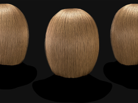 Realtime Haircard No29 3D Model