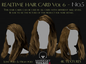 Realtime Haircard Vol 6 - No5 Modelo 3D