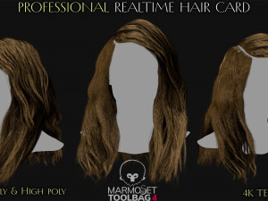 Realtime Haircard Vol 6 - No5 3Dモデル