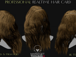 Realtime Haircard Vol 6 - No5 3Dモデル